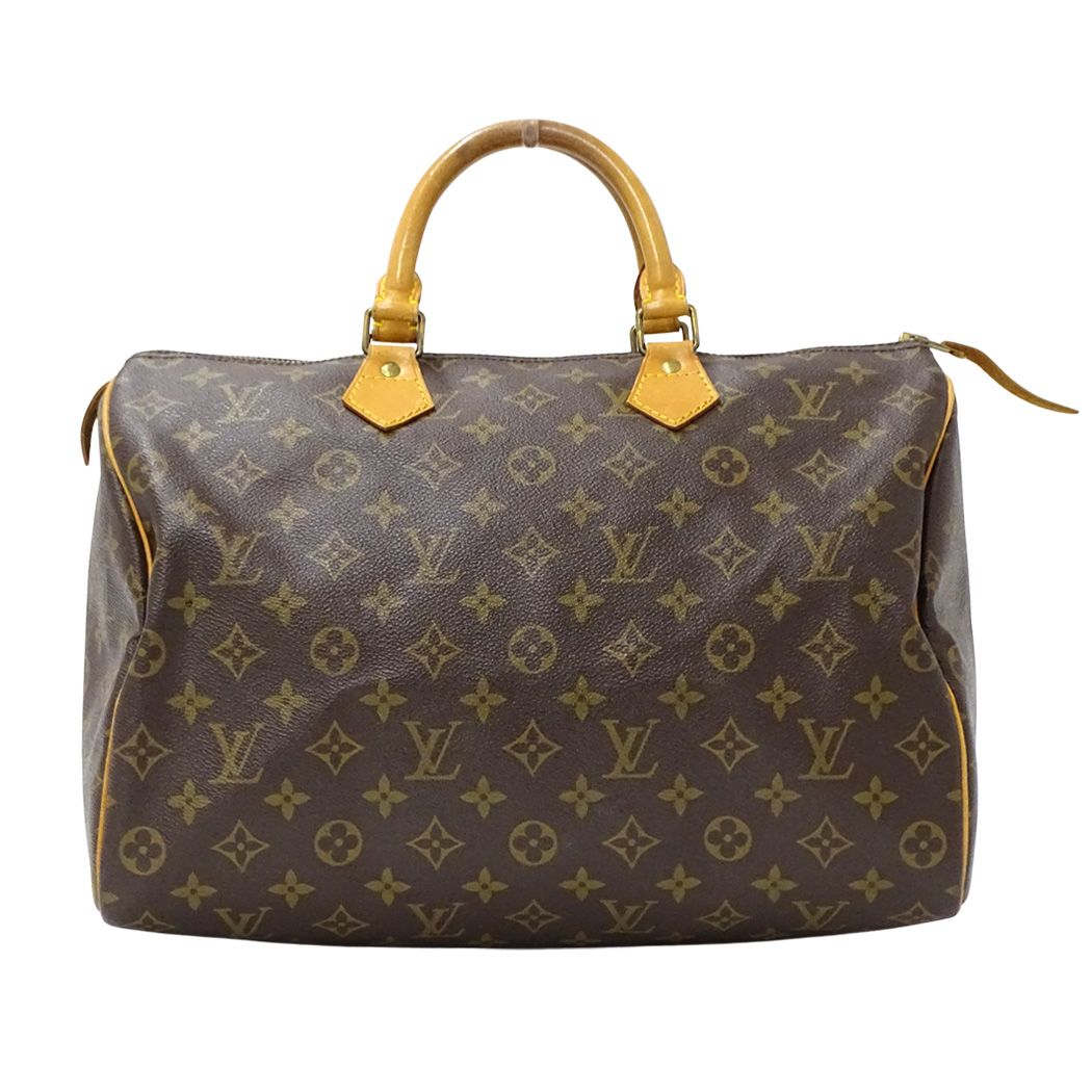 Louis Vuitton Bag Monogram Handbag Speedy 35 Brown Mini
