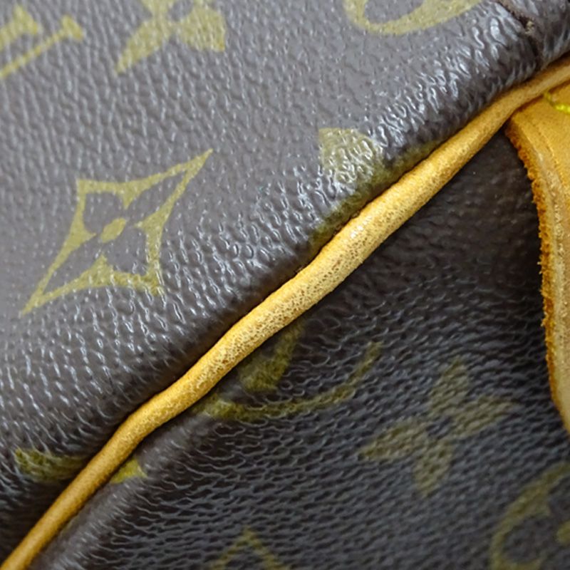 Louis Vuitton Bag Monogram Handbag Speedy 35 Brown Mini — view 7