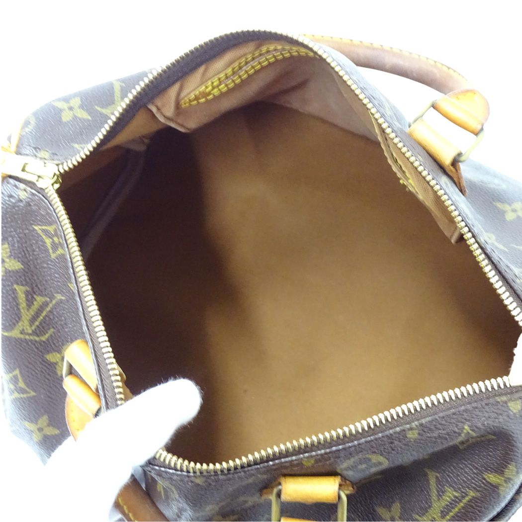 Louis Vuitton Bag Monogram Handbag Speedy 30 Brown Mini — view 5