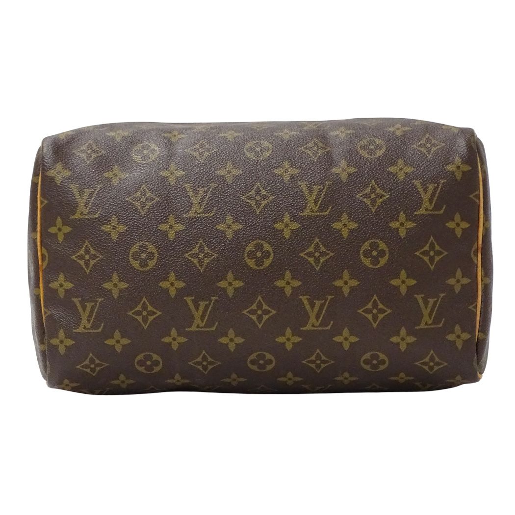 Louis Vuitton Bag Monogram Handbag Speedy 30 Brown Mini — view 3
