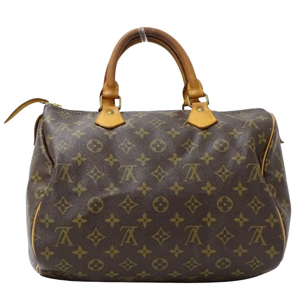 Louis Vuitton Bag Monogram Handbag Speedy 30 Brown Mini — view 2