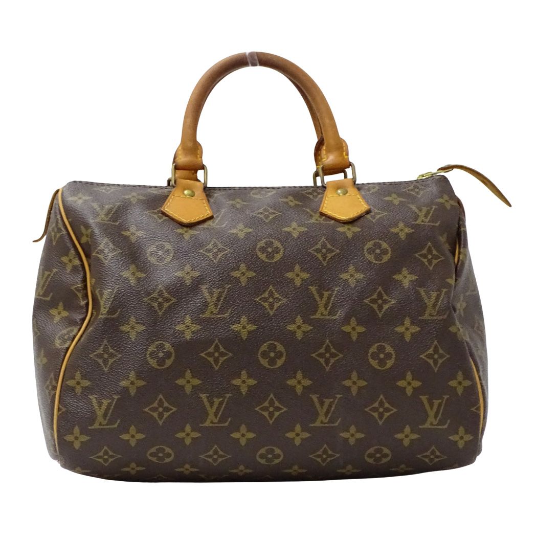 Louis Vuitton Bag Monogram Handbag Speedy 30 Brown Mini