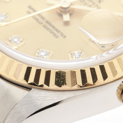 Rolex Datejust Watch Stainless Steel YG Champagne Automatic — view 7