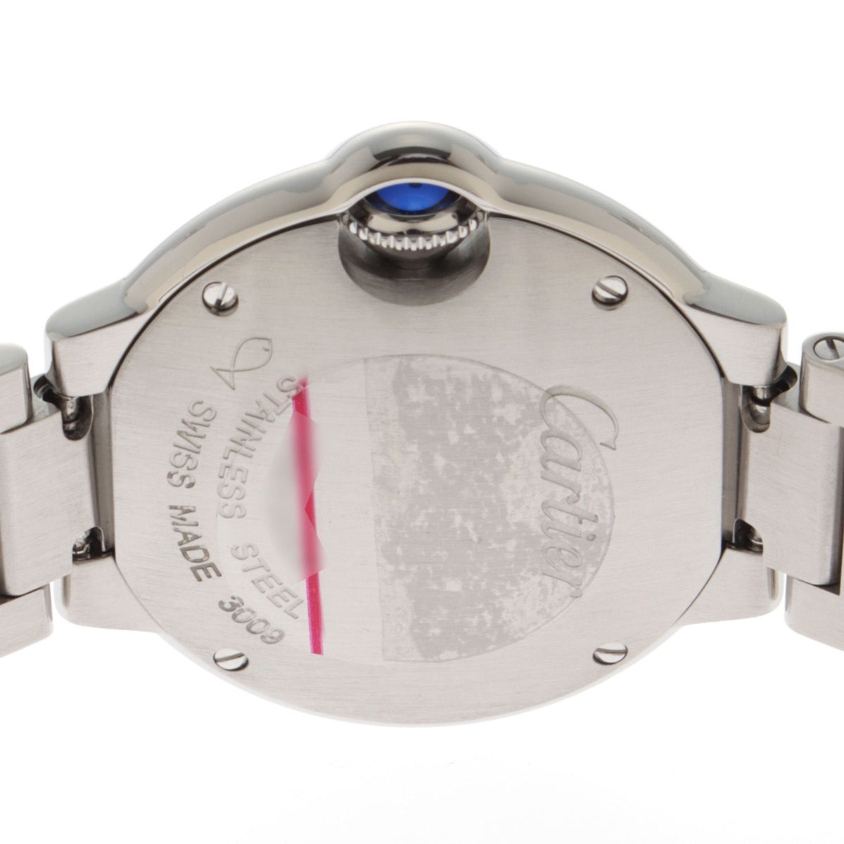 Cartier Ballon Bleu SM 28 Watch SS Stainless Steel Silver Dial Quartz — view 5