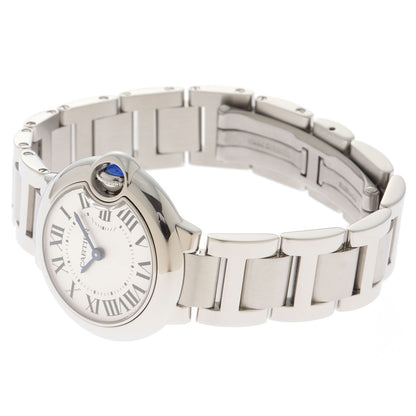Cartier Ballon Bleu SM 28 Watch SS Stainless Steel Silver Dial Quartz — view 3
