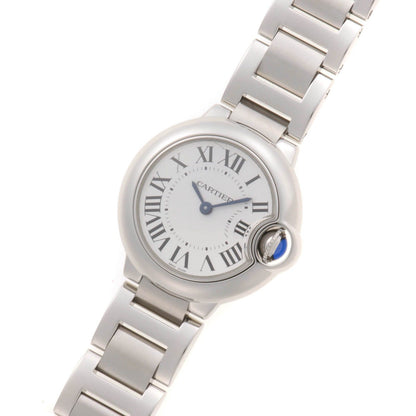 Cartier Ballon Bleu SM 28 Watch SS Stainless Steel Silver Dial Quartz — view 2