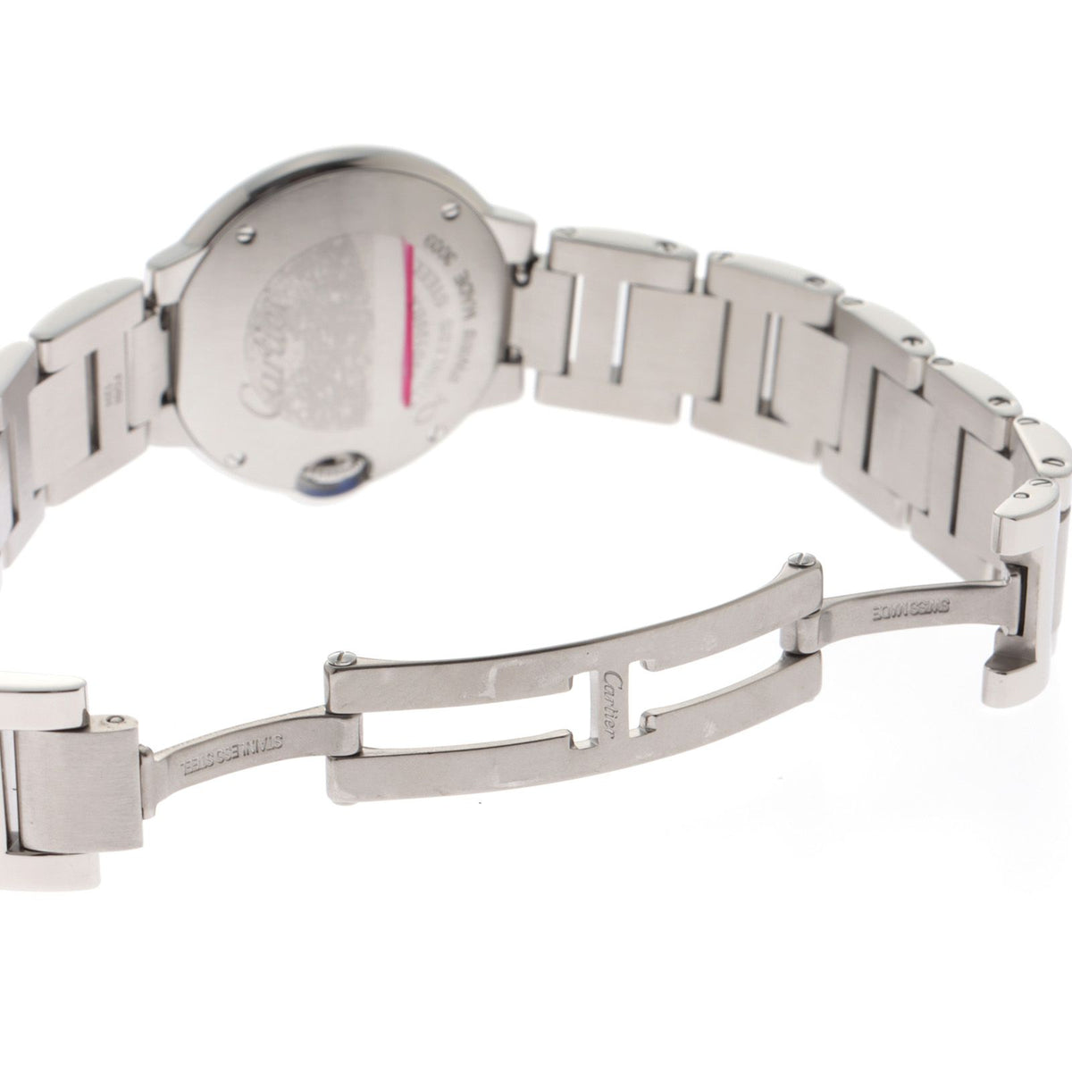 Cartier Ballon Bleu SM 28 Watch SS Stainless Steel Silver Dial Quartz — view 6