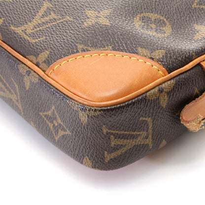 Louis Vuitton Marly Dragonne PM Monogram Clutch Canvas Brown — view 6