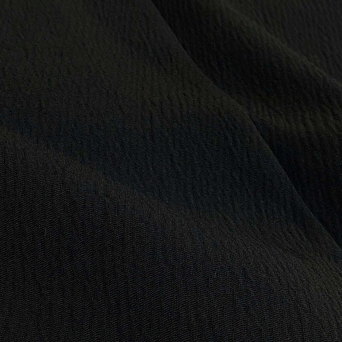 Chanel Knee Length Skirt CC Logo Black Wool 38 — view 8