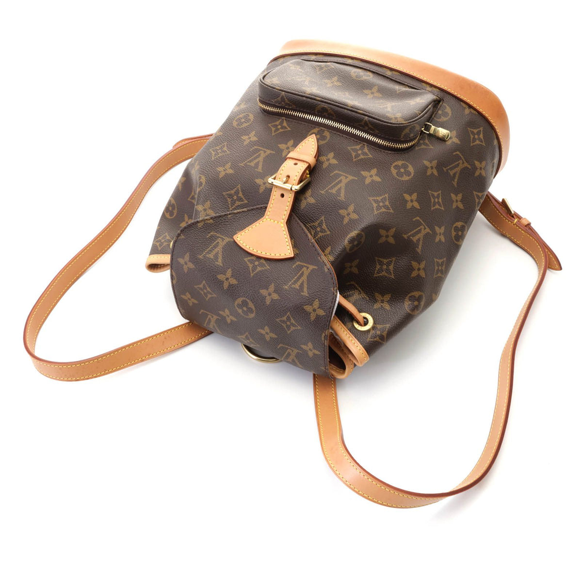 Louis Vuitton Montsouris MM Monogram Backpack Canvas Brown Boys' — view 4