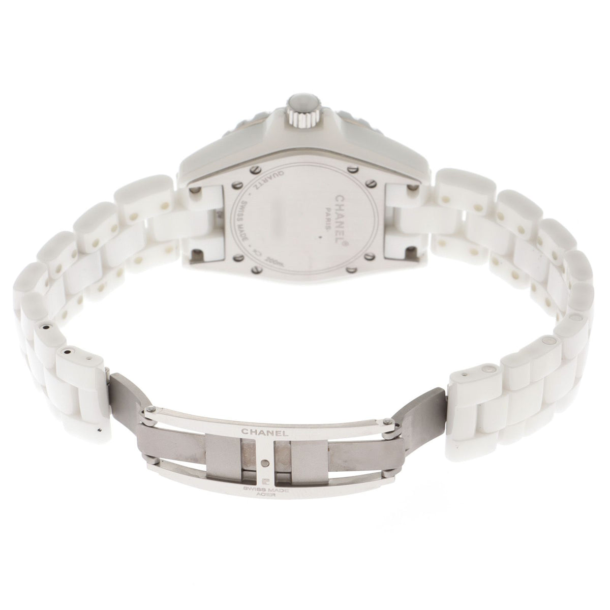 Chanel Watch Ceramic SS White Dial — view 4