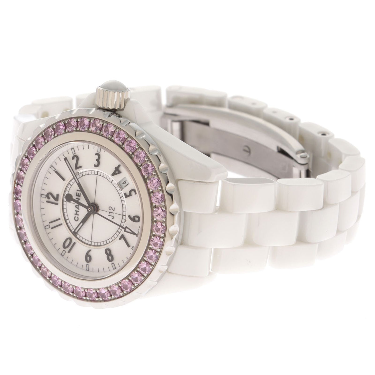 Chanel Watch Ceramic SS White Dial — view 3