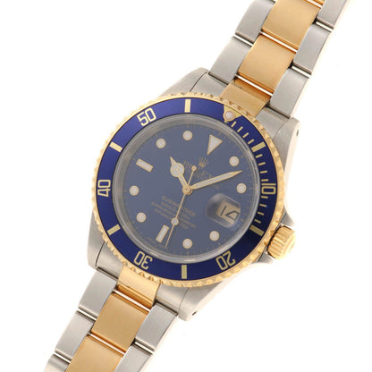 Rolex Submariner Watch 18k Yellow Gold 18k Blue Automatic — view 2