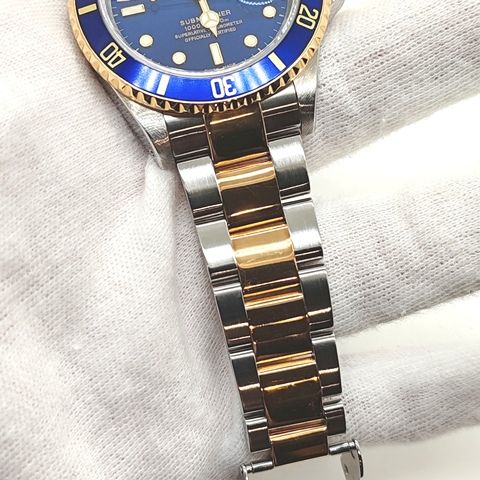 Rolex Submariner Watch 18k Yellow Gold 18k Blue Automatic — view 7