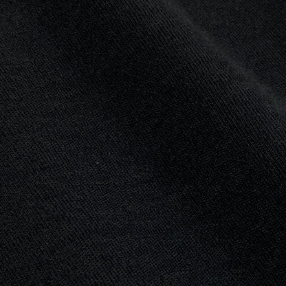 Chanel Skirt CC Logo Knee-Length Black Wool 42 — view 8