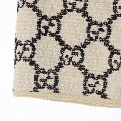 Gucci Tweed GG Jacquard Skirt White Black 36 — view 5