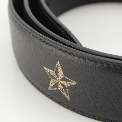 Gucci Leather Bee Star Belt Black 90/36 — view 4
