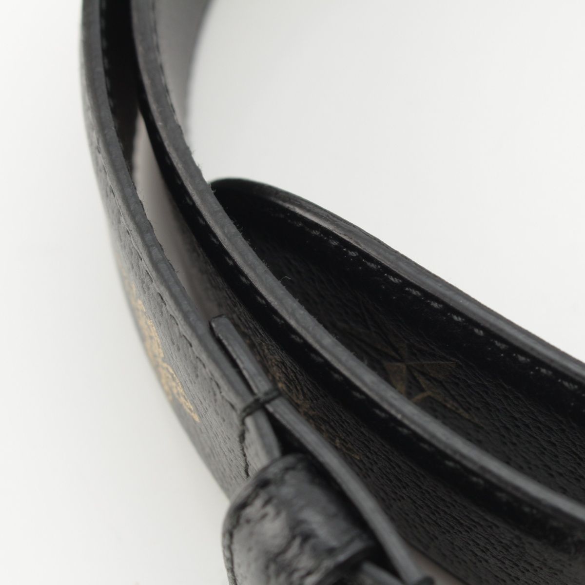 Gucci Leather Bee Star Belt Black 90/36 — view 8