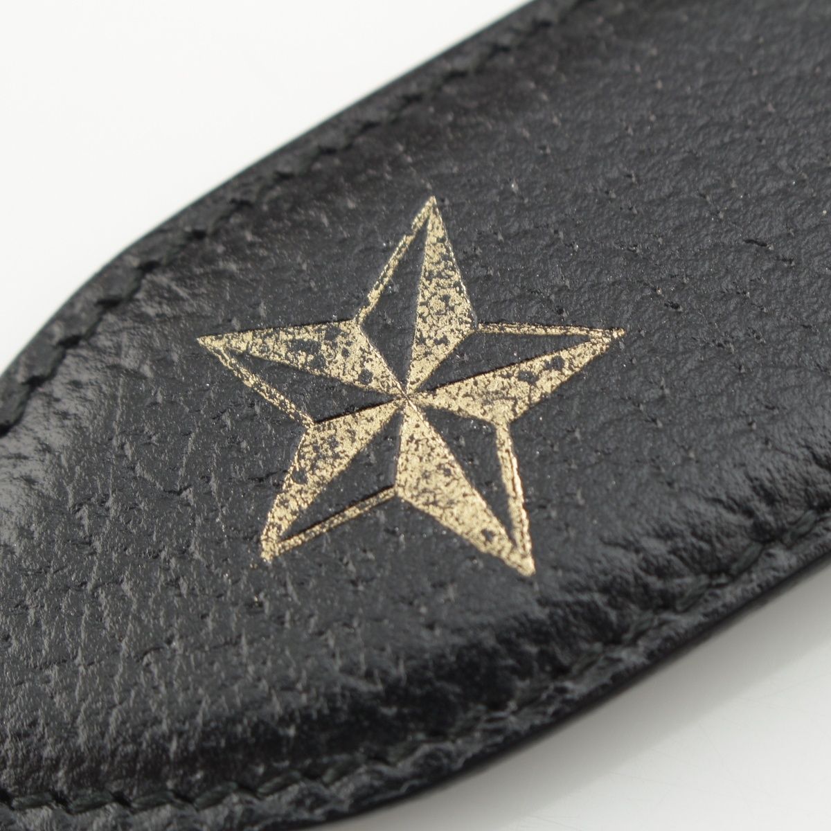 Gucci Leather Bee Star Belt Black 90/36 — view 5