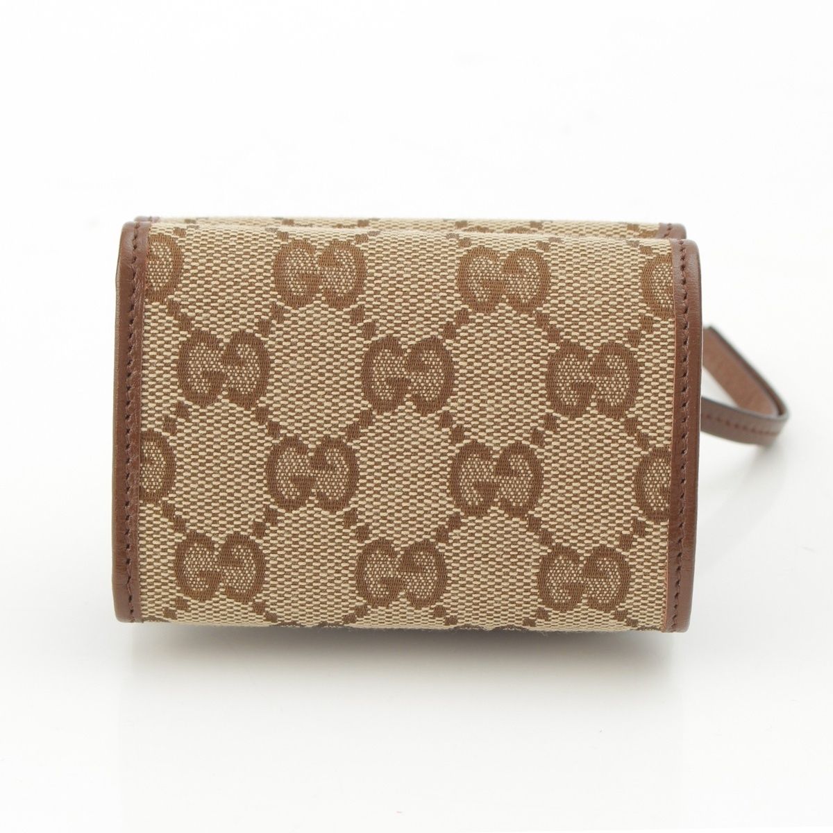 Gucci Hacker Neo Classic Wallet the Canvas Leather Trifold Beige — view 2