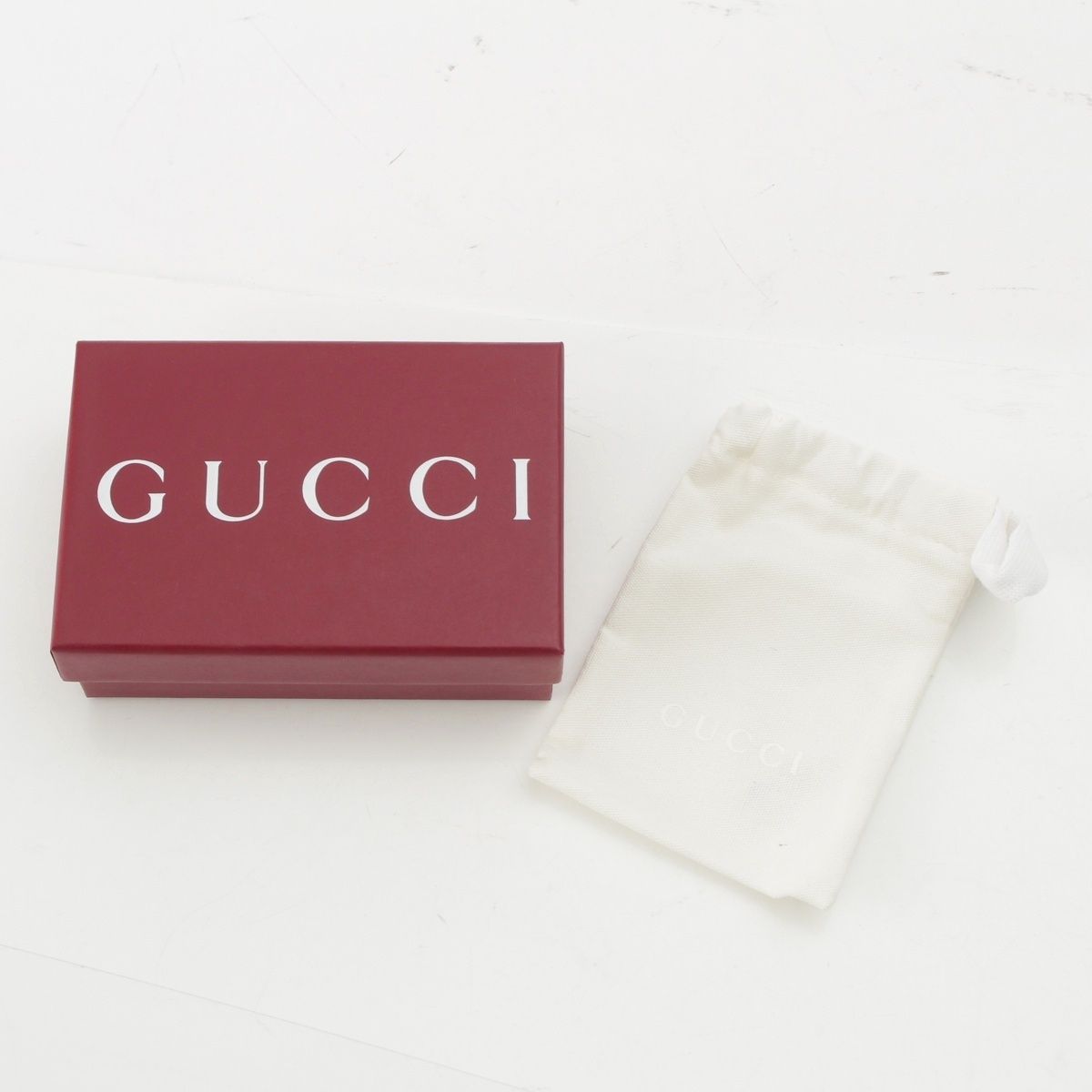 Gucci Leather Dog Shape Charm Key Holder Green — view 8