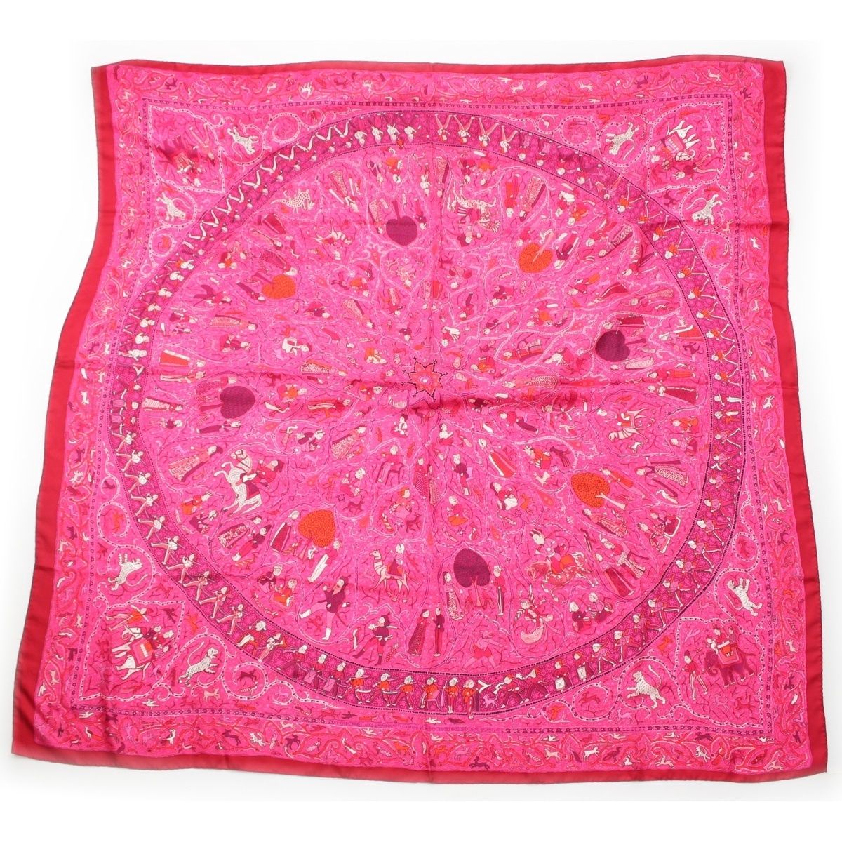Hermes Carre Silk Avec L'aimable Autorisation du Lalbhai Dalpatbhai Institute