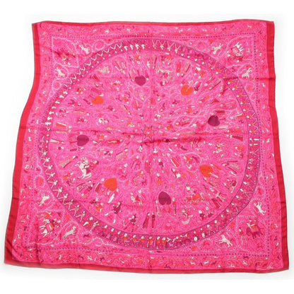 Hermes Carre Silk Avec L'aimable Autorisation du Lalbhai Dalpatbhai Institute