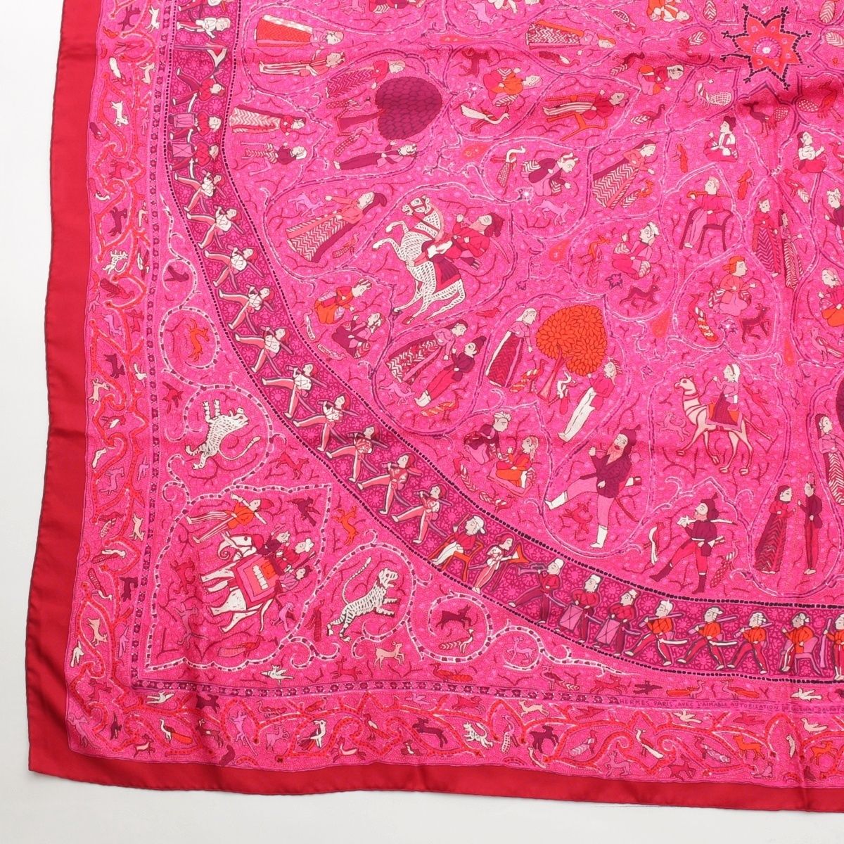 Hermes Carre Silk Avec L'aimable Autorisation du Lalbhai Dalpatbhai Institute — view 4
