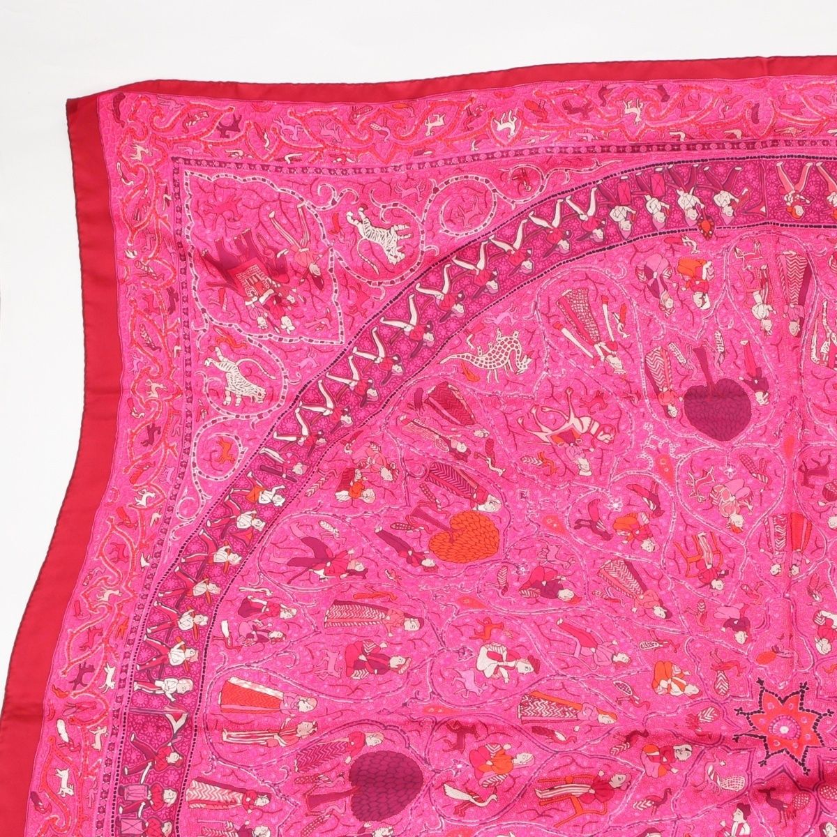 Hermes Carre Silk Avec L'aimable Autorisation du Lalbhai Dalpatbhai Institute — view 2