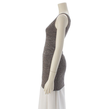 Prada Cotton Knit Top Tank Top Brown Sweater 42 — view 3
