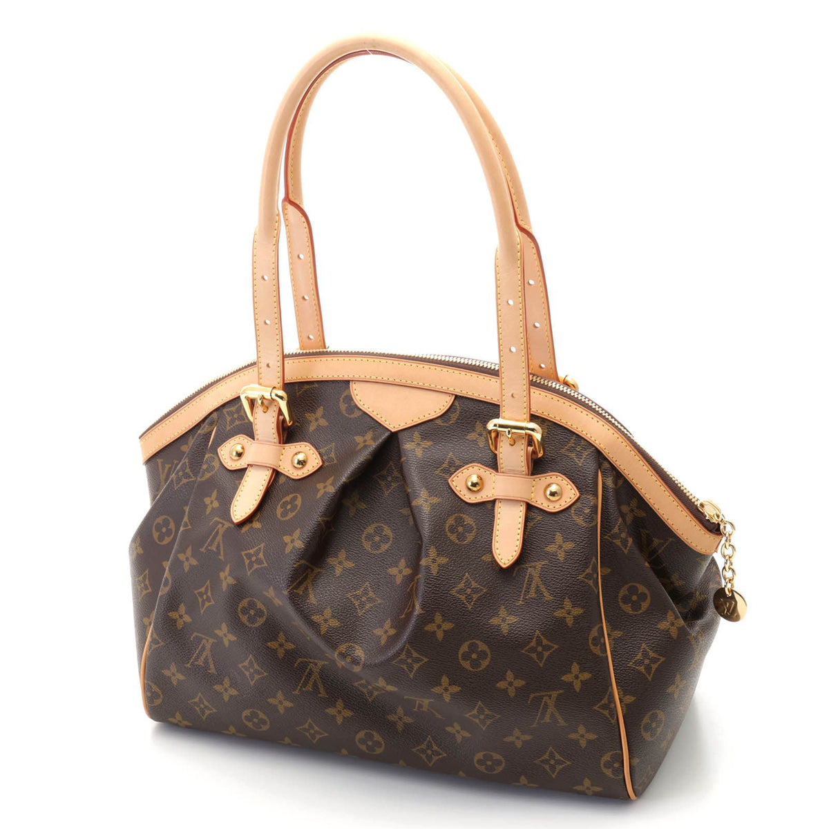 Louis Vuitton Tivoli GM Monogram Tote Bag Canvas Brown — view 2