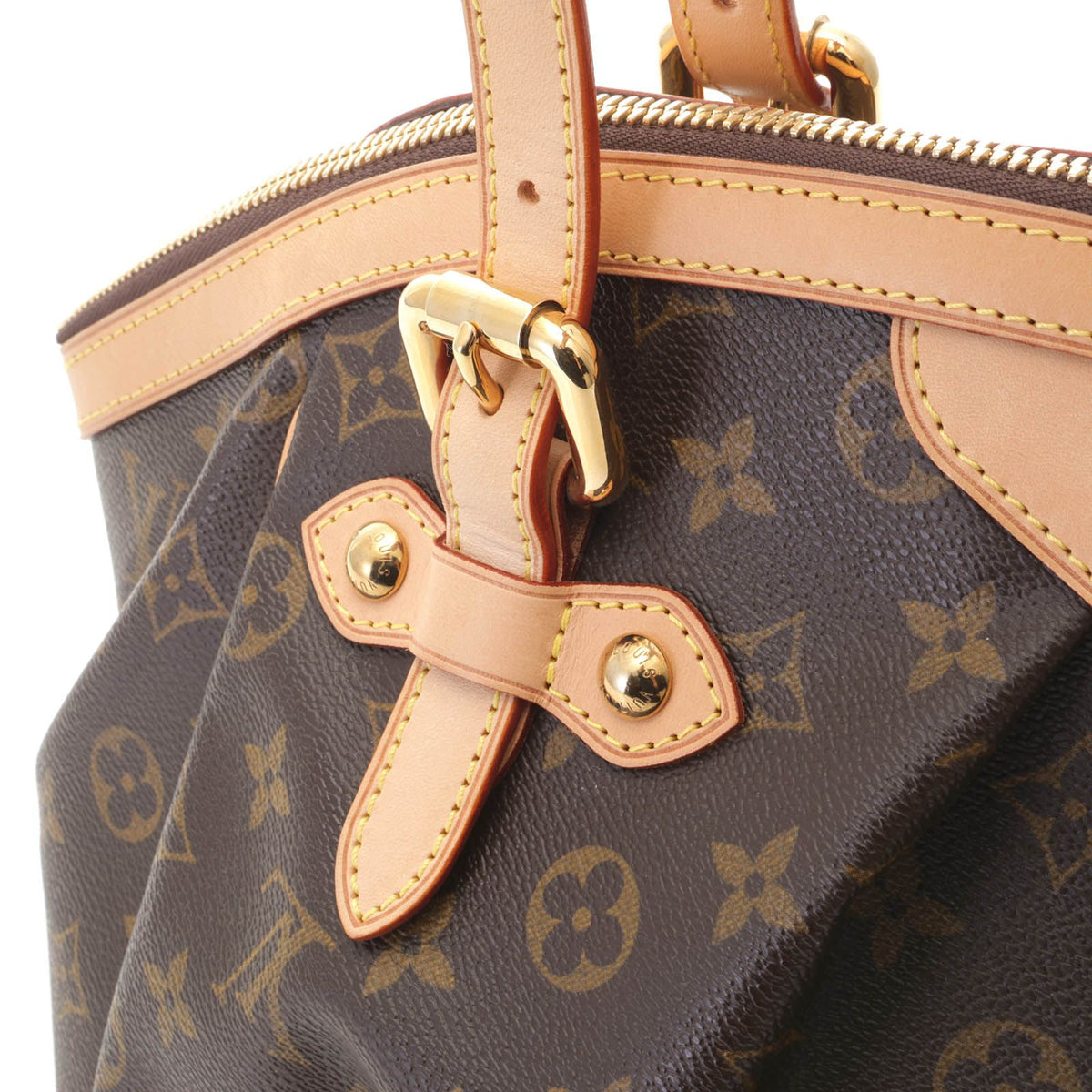 Louis Vuitton Tivoli GM Monogram Tote Bag Canvas Brown — view 6