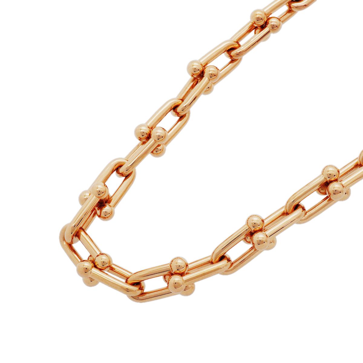 Tiffany & Co Necklace HardWear Medium Link 18k Pink Gold