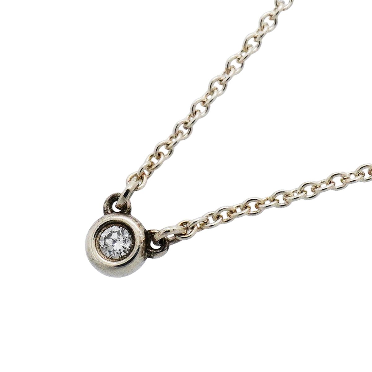 Tiffany & Co Necklace by the Yard 925 Sterling Silver Diamond