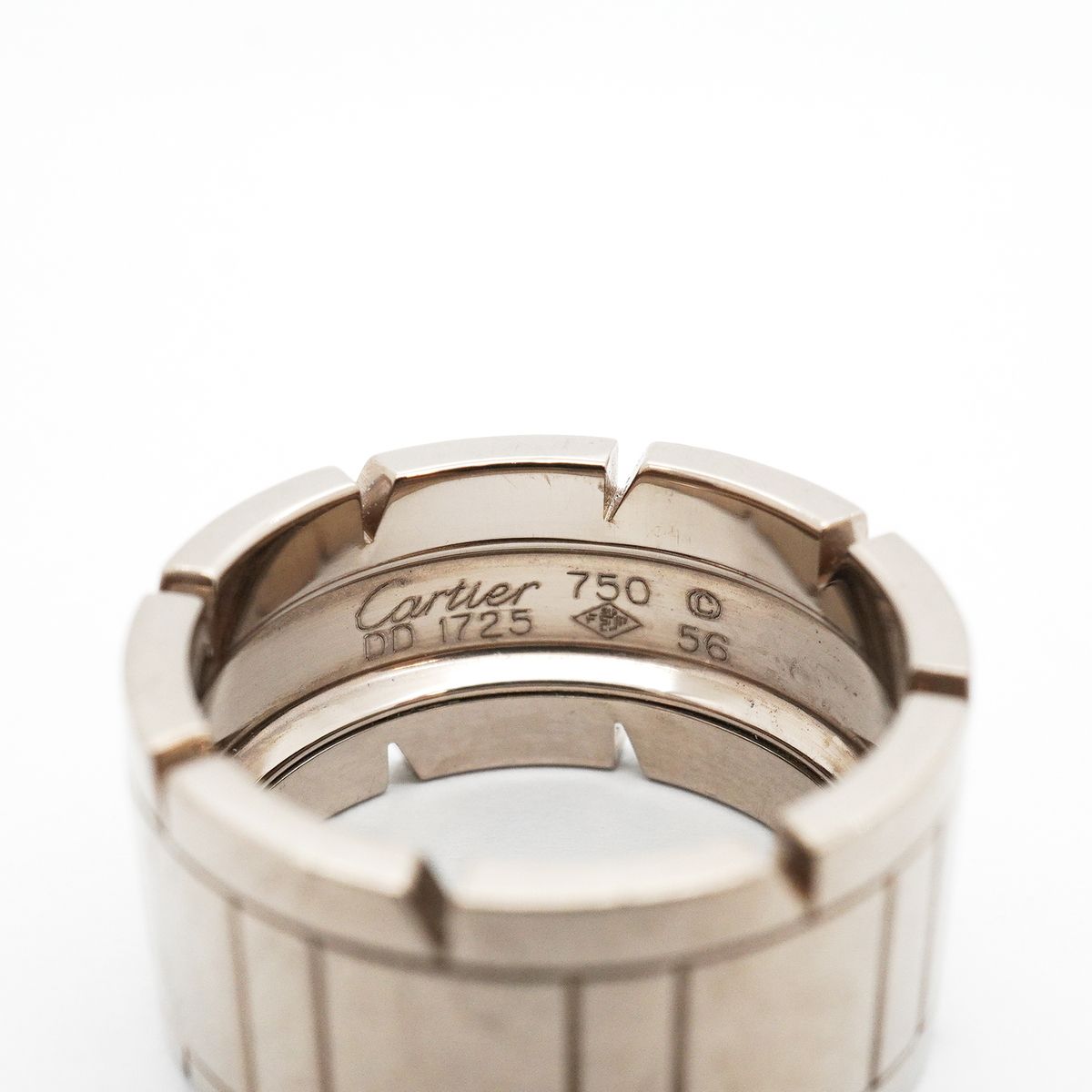 Cartier Ring Tank Francaise LM 18k White Gold — view 4