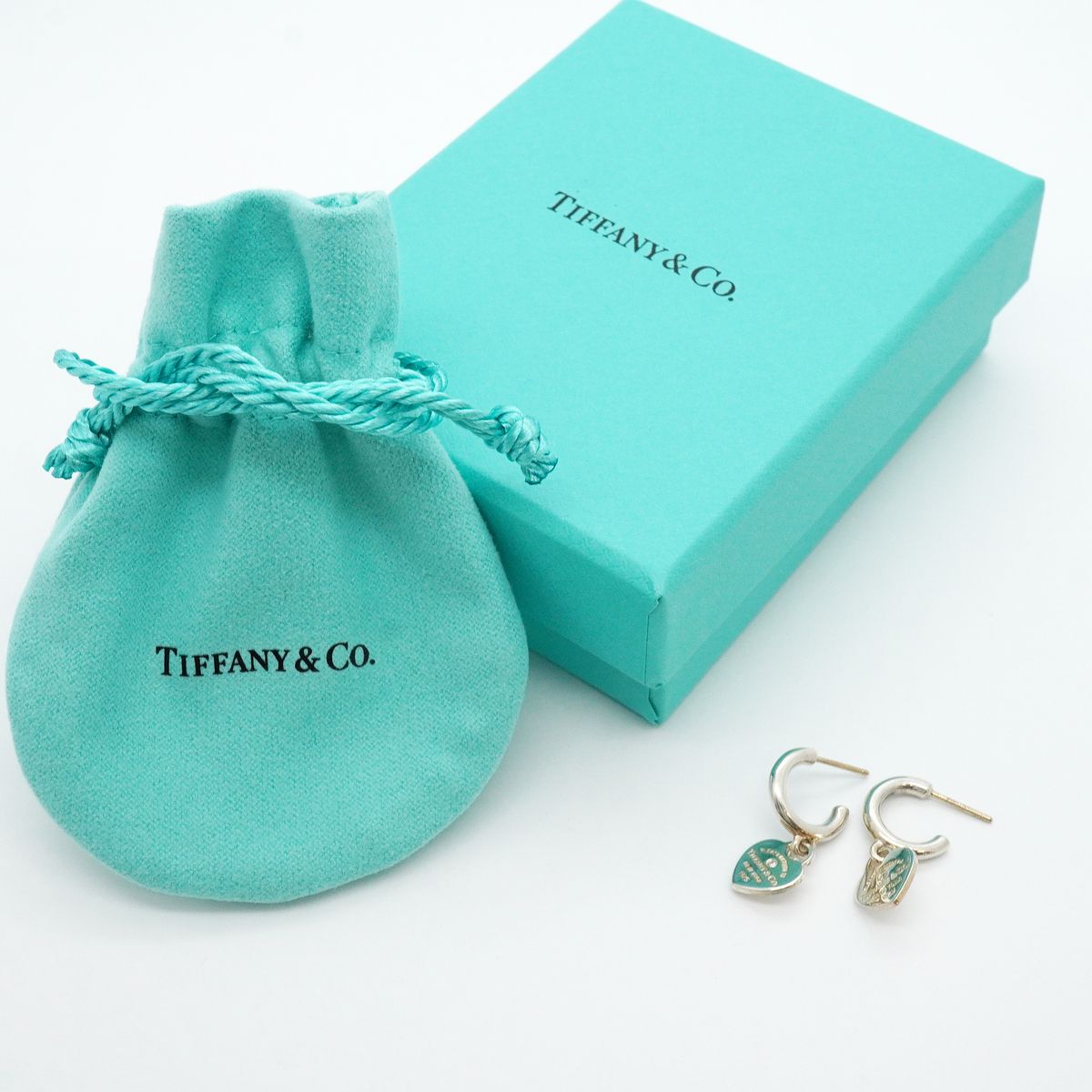Tiffany & Co Earrings Return to Tiffany Hoop Platinum Diamond — view 7