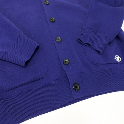 Louis Vuitton Pin Hook Virgil Abloh Knit Cardigan Purple Top L — view 5