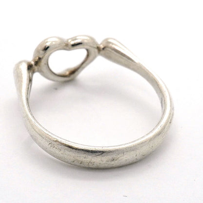Tiffany & Co Ring Open Heart 925 Sterling Silver — view 8