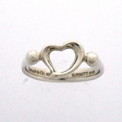 Tiffany & Co Ring Open Heart 925 Sterling Silver — view 2