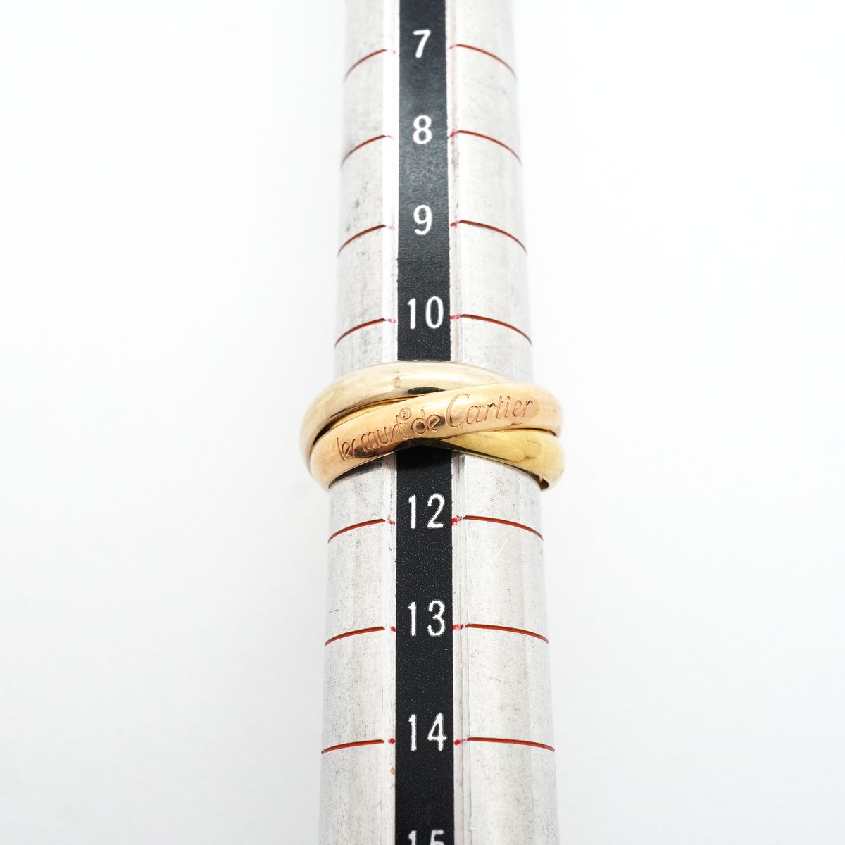 Cartier Ring Trinity Classic Model 18k Yellow Gold 18k White Pink — view 6
