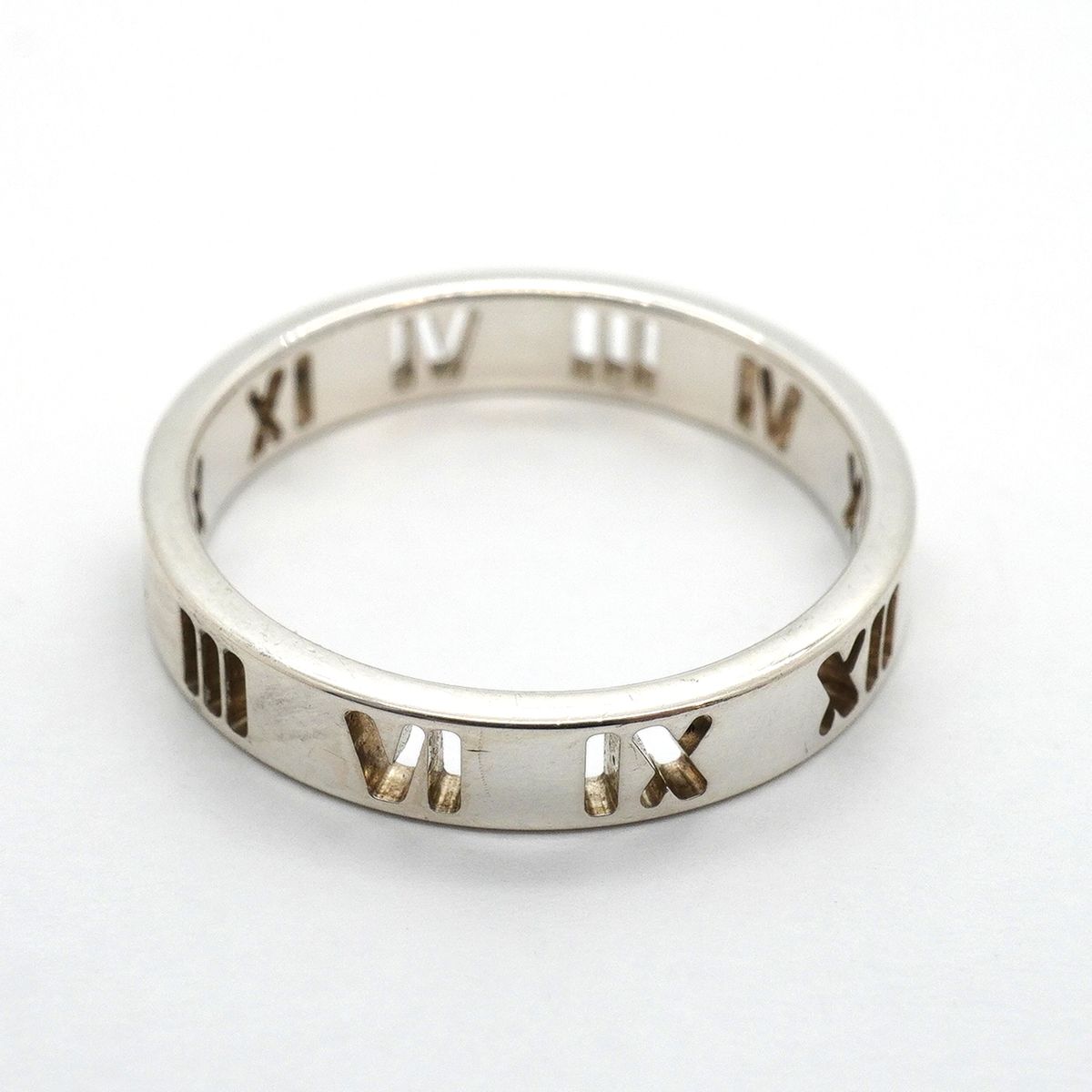 Tiffany & Co Ring Atlas Pierced 925 Sterling Silver — view 3