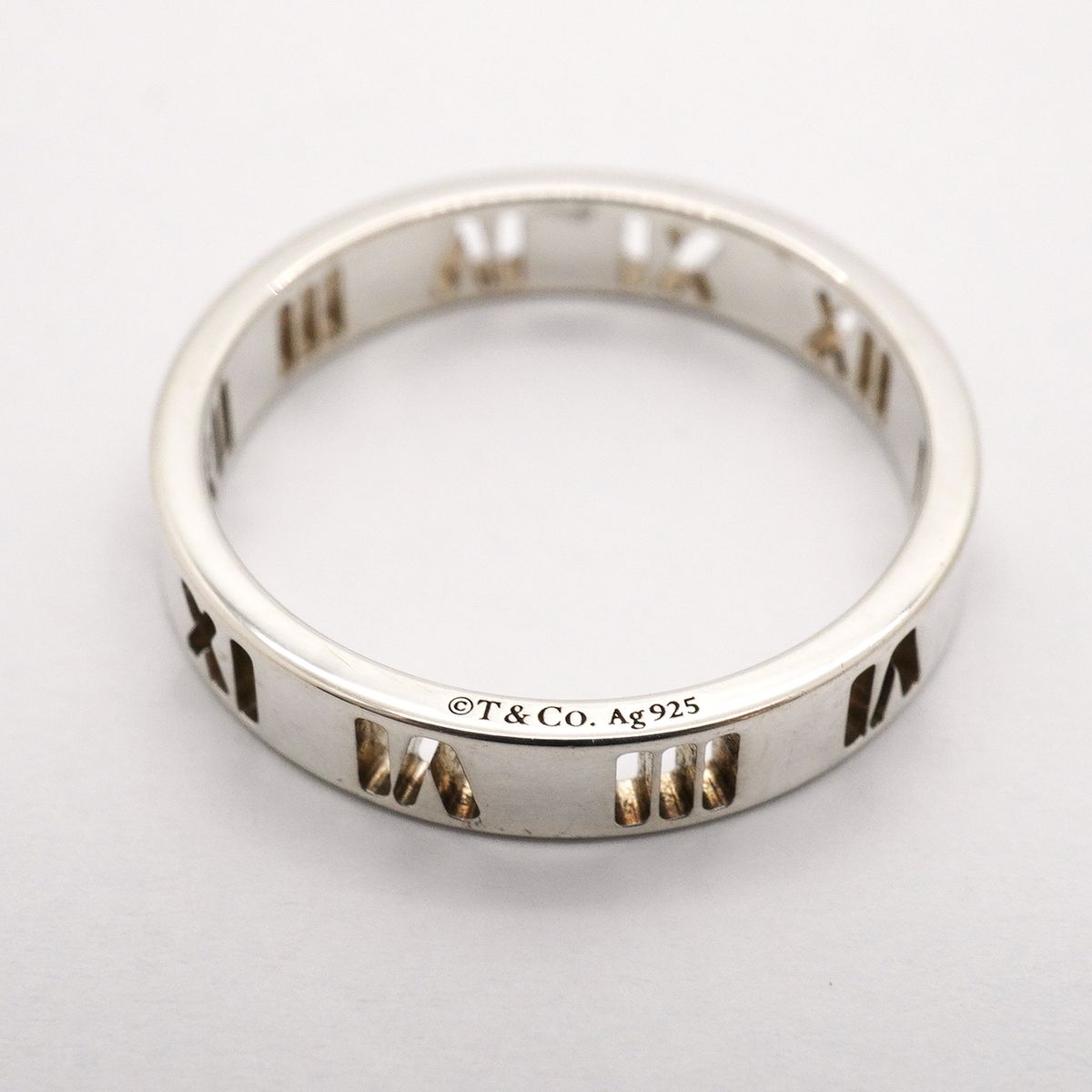 Tiffany & Co Ring Atlas Pierced 925 Sterling Silver — view 4