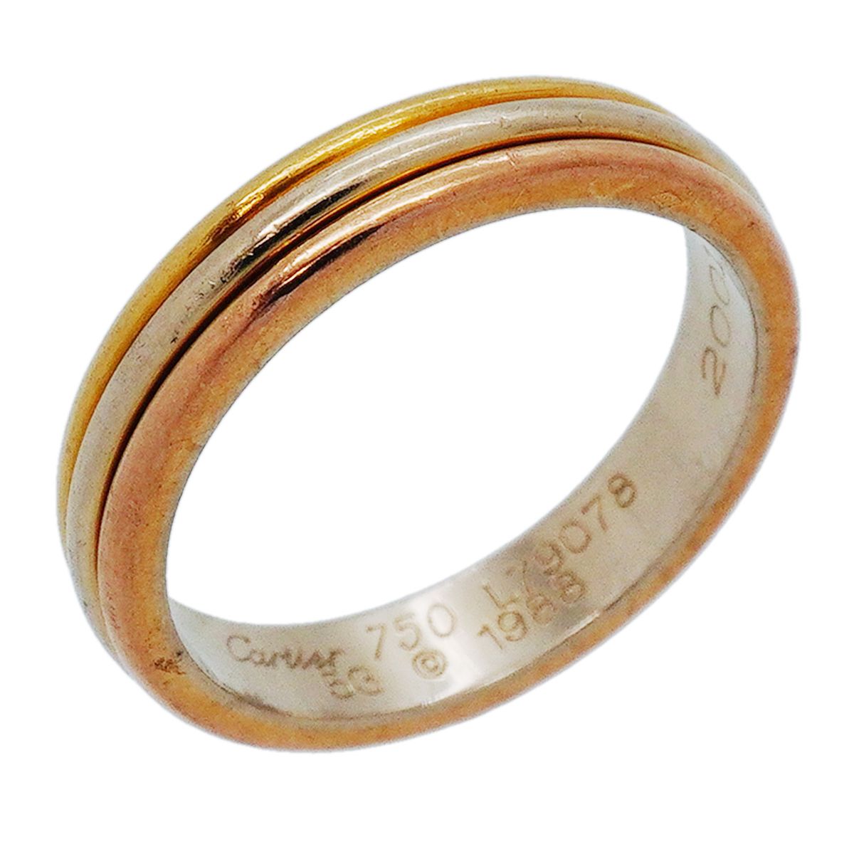 Cartier Ring Vendome 18k Yellow Gold 18k White Pink