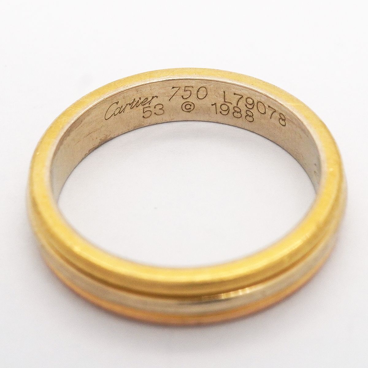 Cartier Ring Vendome 18k Yellow Gold 18k White Pink — view 4