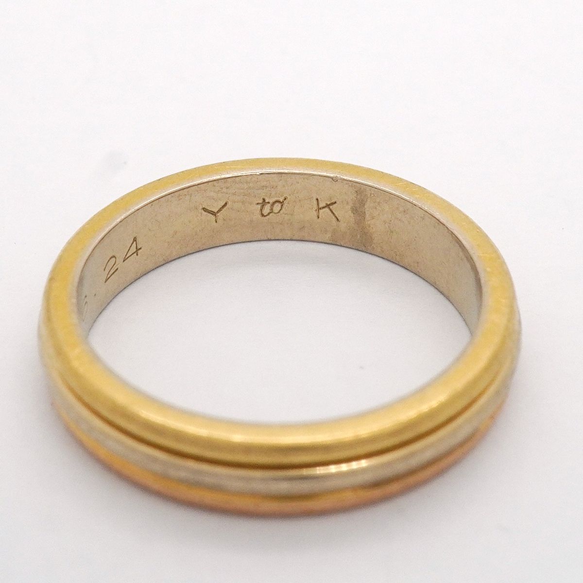 Cartier Ring Vendome 18k Yellow Gold 18k White Pink — view 6