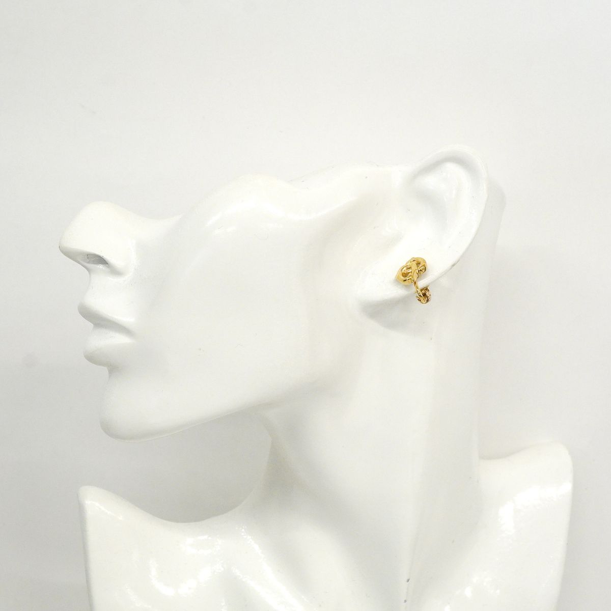 Dior Earrings CD Logo Gold Plated — view 5