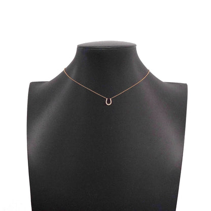 Tiffany & Co Necklace Metro Horseshoe 18k Pink Gold Diamond — view 7