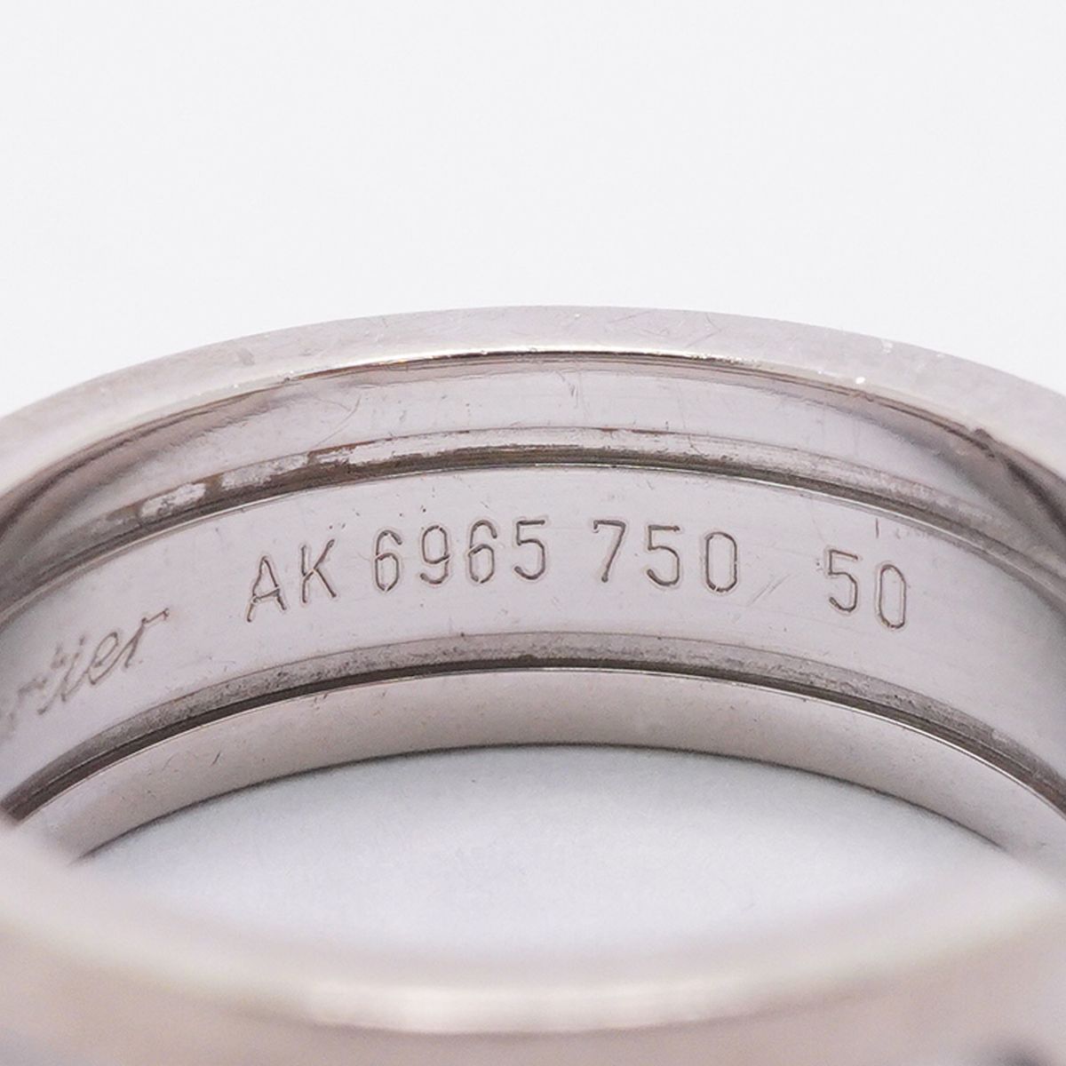 Cartier Ring C2 18k White Gold — view 5