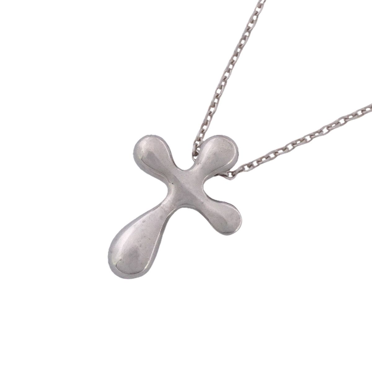 Tiffany & Co Necklace Small Cross 925 Sterling Silver