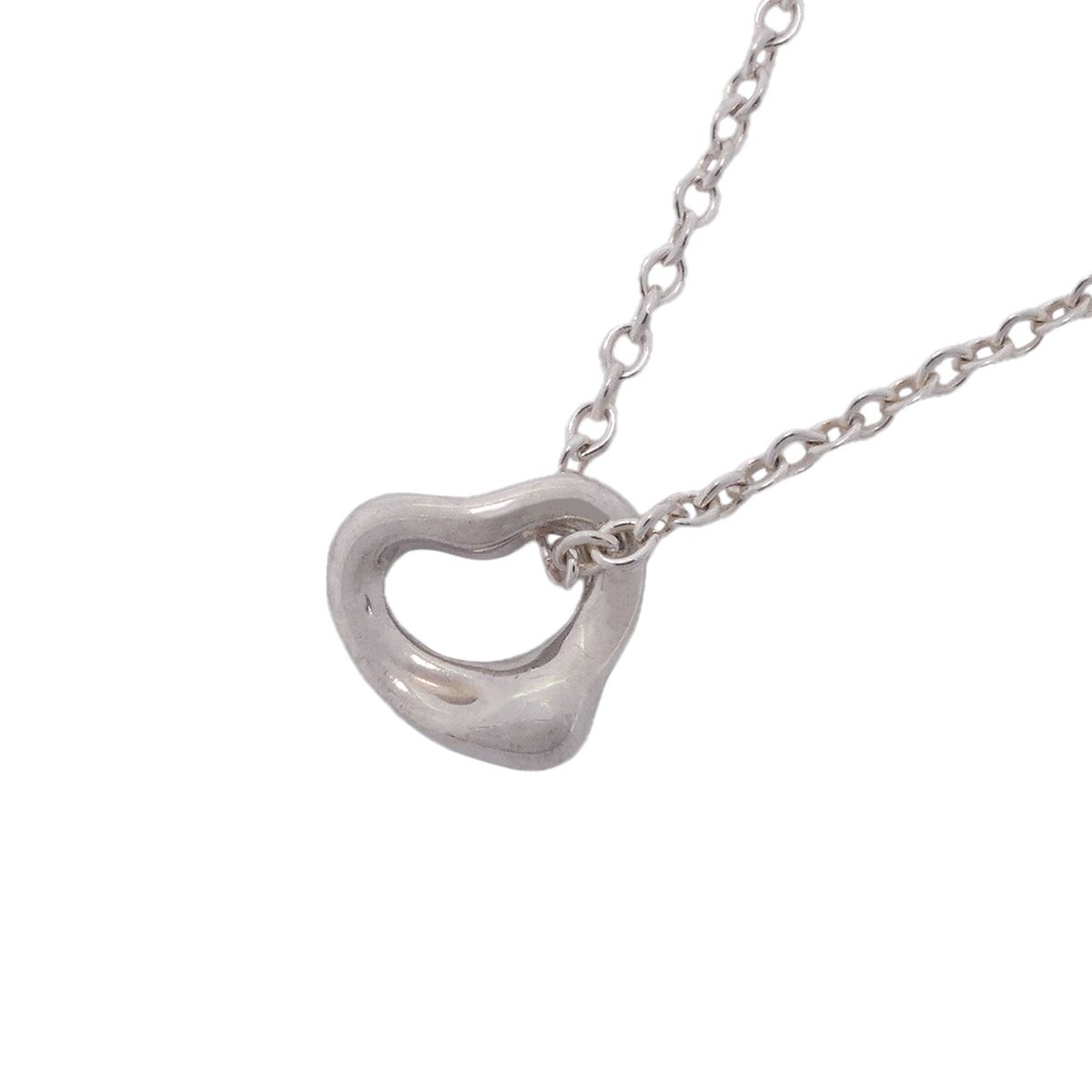 Tiffany & Co Necklace Open Heart 925 Sterling Silver